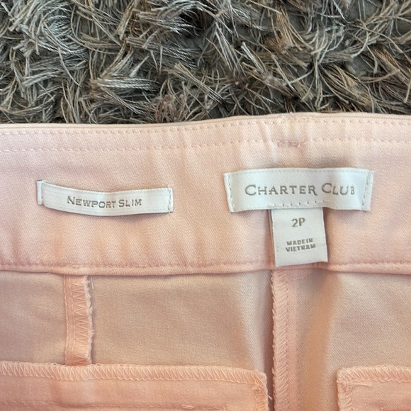 Charter Club Newport Tummy Control Slim Leg Pants - Picture 7 of 9